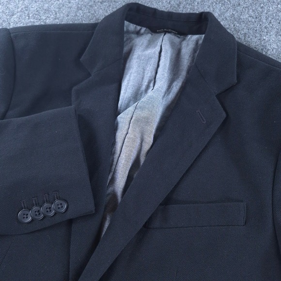 Banana Republic Other - Banana Republic Mens 40 Tailored Fit Black Cotton Blazer Sport Coat Jacket